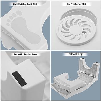 Anti-Constipation Potty Training Stool with Air Freshener Slot
